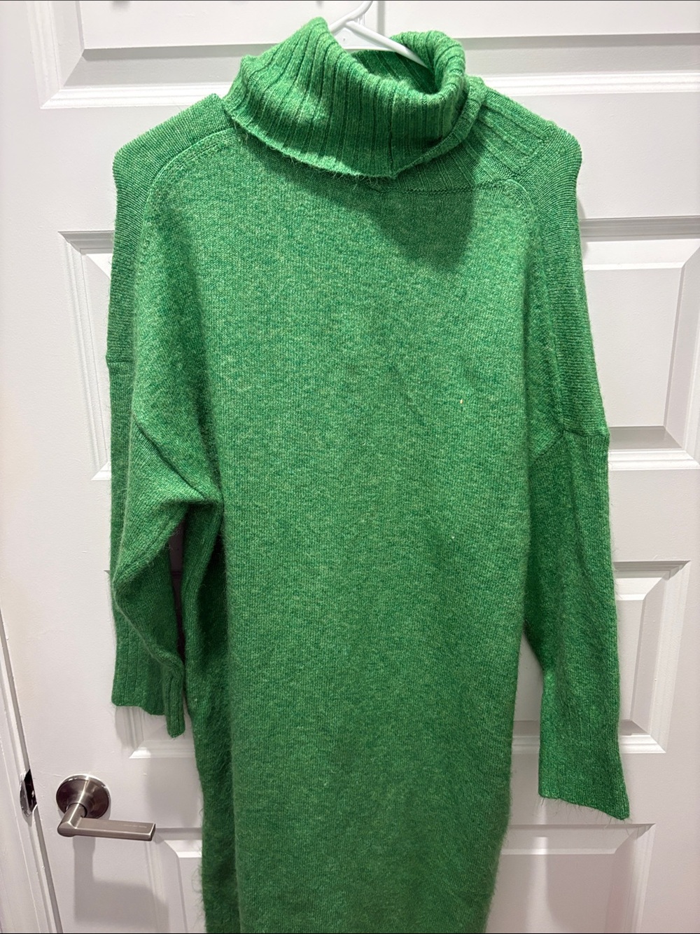 Daily Practice Green Turtleneck Sweater Dress